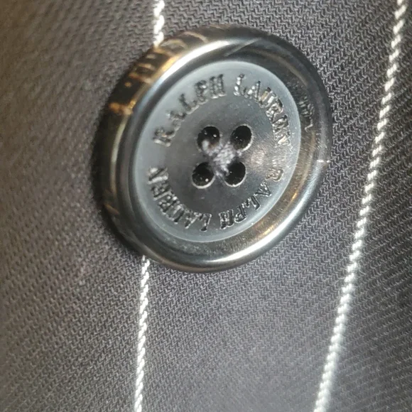 Ralph Lauren Purple Label pinstriped 3 pc suit - Picture 2 of 9